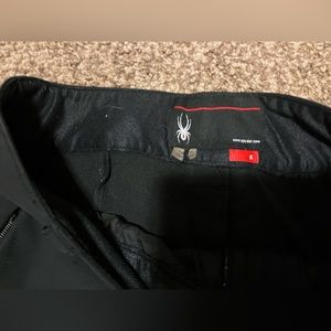 Womens fitted black spyder ski pants
